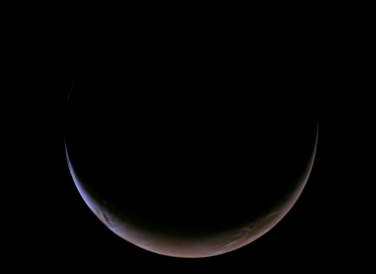 NASA Psyche Uzay Aracının Çektiği Mars Hilali