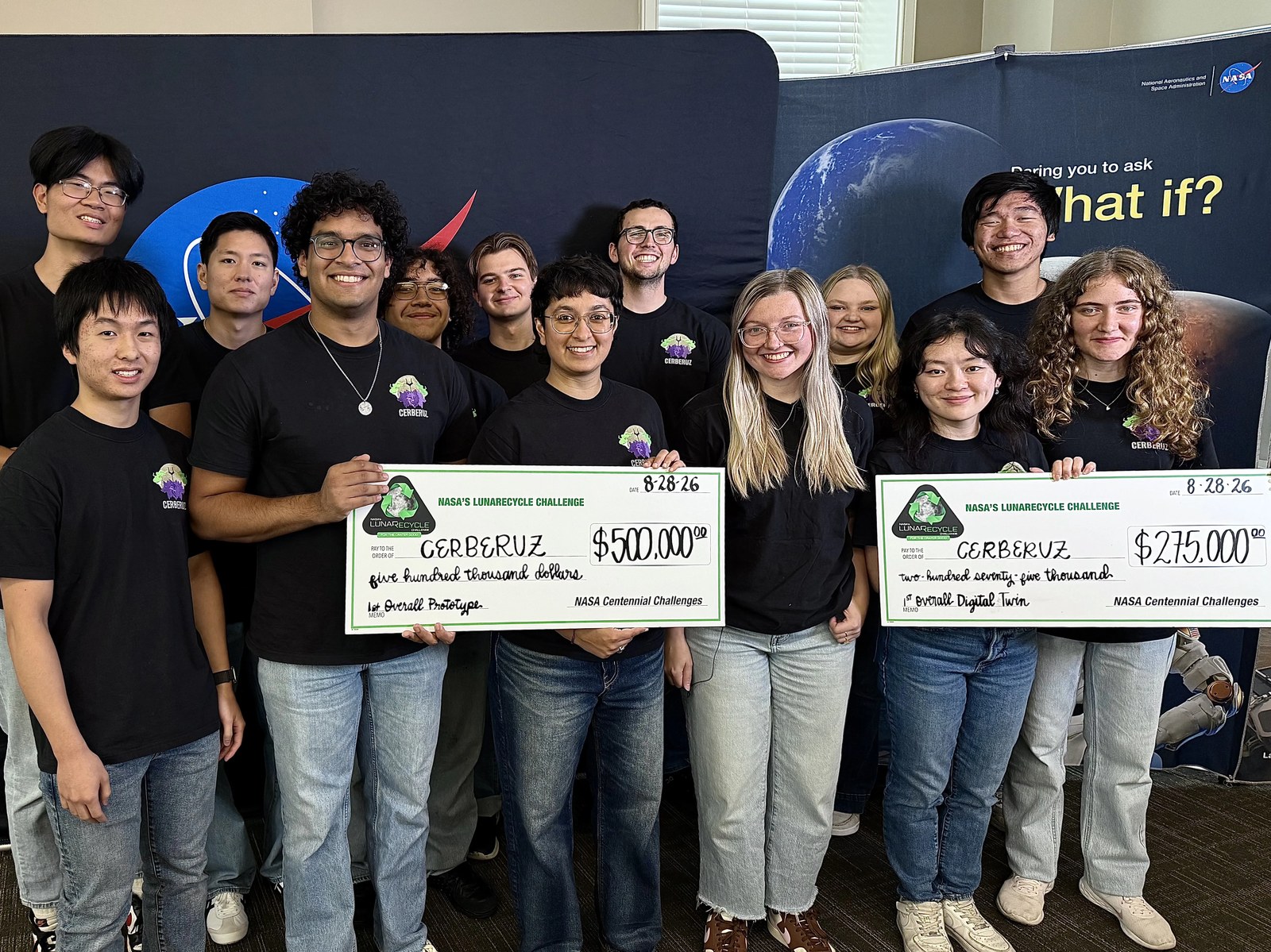 NASA Awards First Prize in Phase 2 of Agency's LunaRecycle Challenge