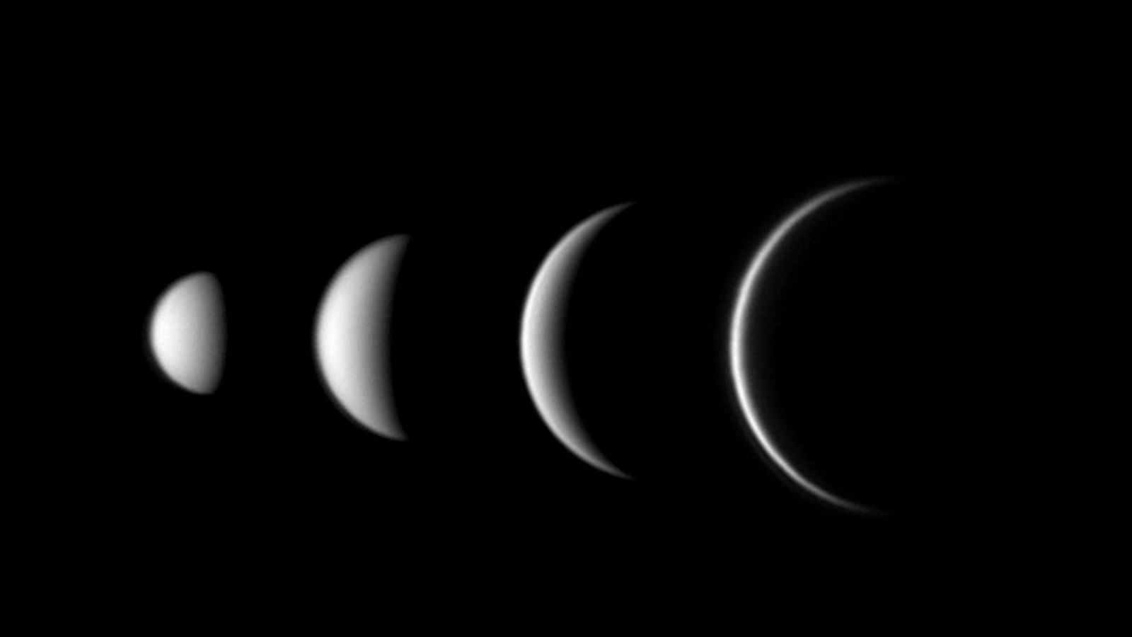 Venus is becoming a thinner crescent