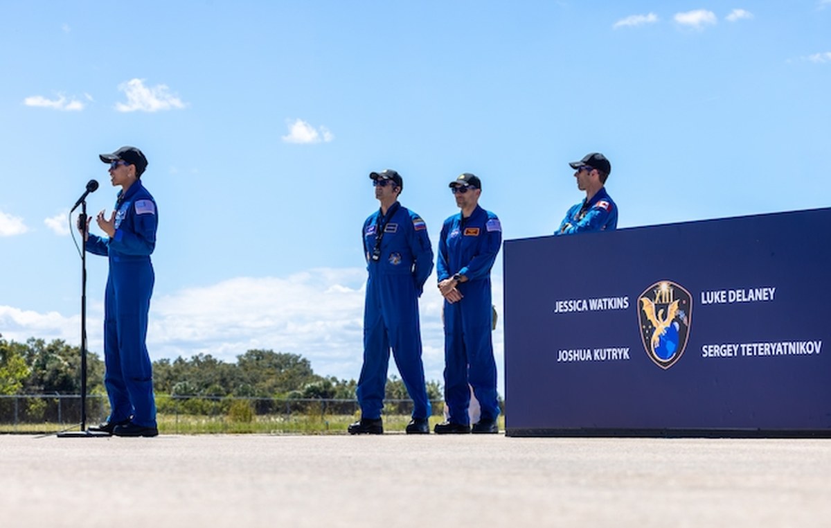 Uluslararası Uzay İstasyonu'na Yönelik Yeni Ekibin Florida'ya Ulaşması