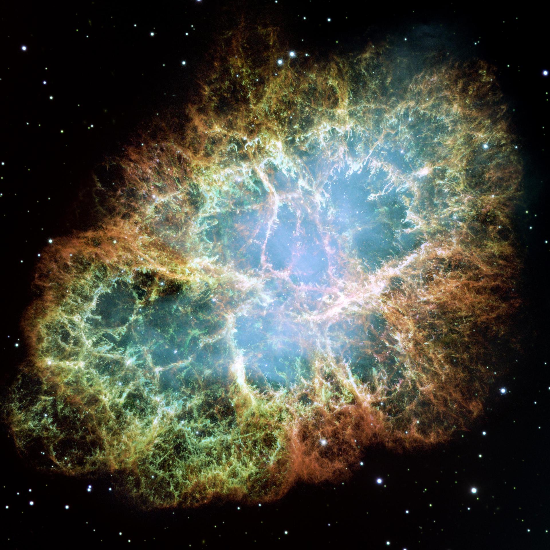 Most Detailed Image of the Crab Nebula - NASA/ESA/JPL/Arizona State Univ.