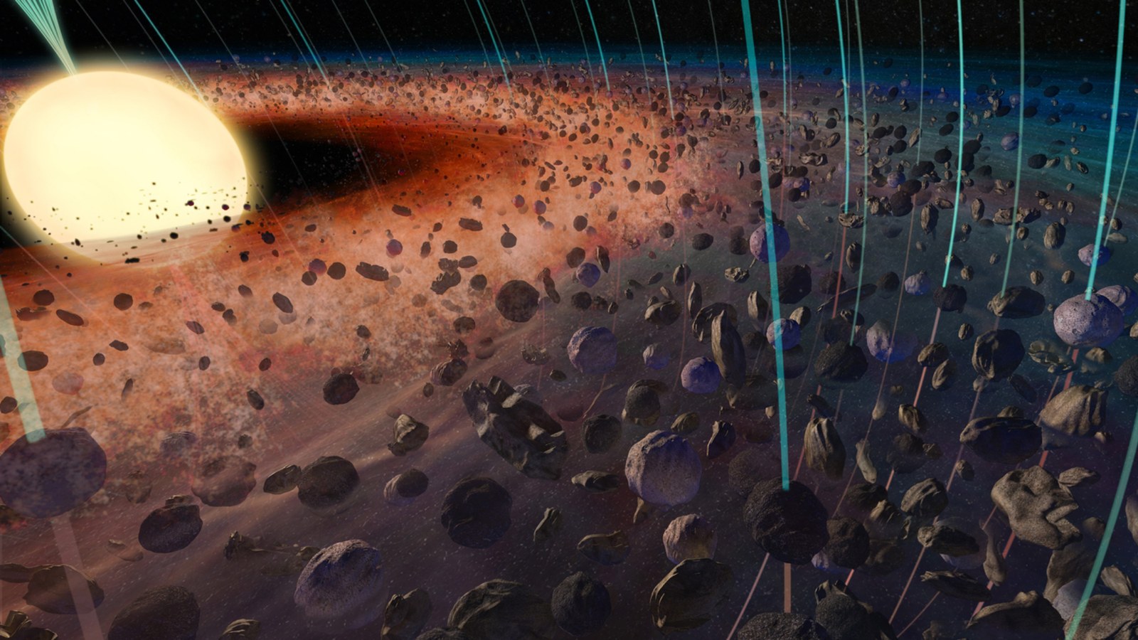 An illustrustion of magnetism through the early solar system