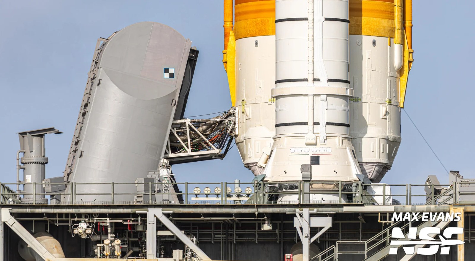 Artemis III SLS ekipleri, kısa paketi tank doldurma testi için hazırlıyor